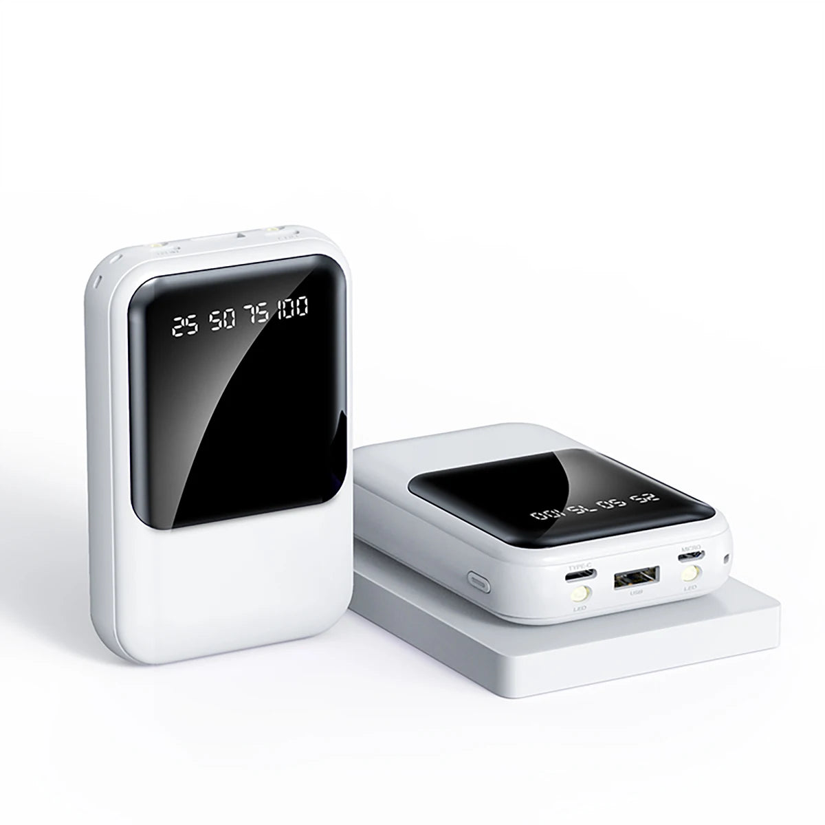 🔋 POWER BANK YISEN 20,000 mAh – CARGA RÁPIDA + PANTALLA LED + LUZ INCORPORADA