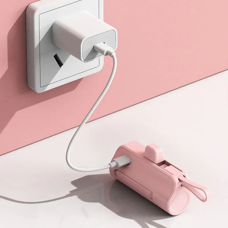🔌 POWER BANK MINI 10,000 mAh – PORTÁTIL, SIN CABLES Y FÁCIL DE USAR