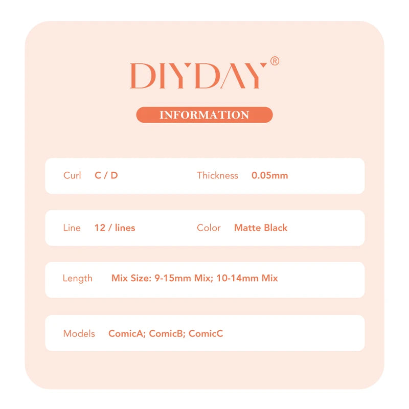 PESTAÑAS DIYDAY COMIC SPIRE – ESTILO MANGA ANIME