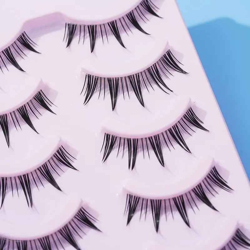 PESTAÑAS MANGA EYE A-SHAPE (5 PARES) – ESTILO NATURAL Y DEFINIDO