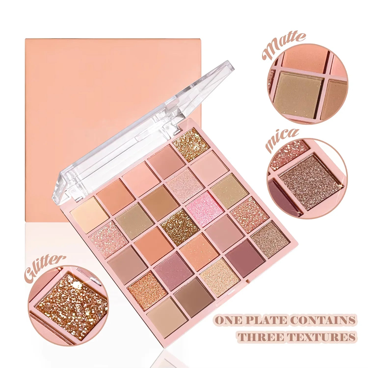 🎨 PALETA DE SOMBRAS 25 COLORES – OATMEAL MILK TEA | BRILLOS, NUDES Y TONOS TIBIOS
