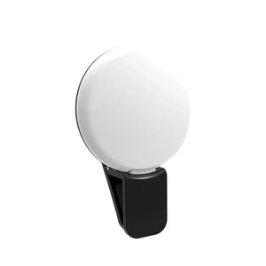 💡 ARO DE LUZ LED PARA SELFIES – MINI PORTÁTIL CON CLIP Y 3 NIVELES DE BRILLO