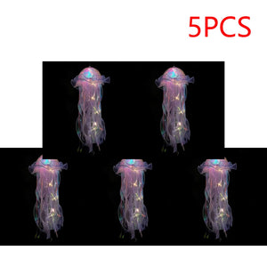 🪼 LÁMPARAS NOCTURNAS DE MEDUSA (5 PCS) – DECORACIÓN COLGANTE CON LUZ SUAVE PARA HABITACIÓN AESTHETIC