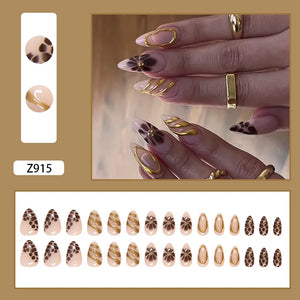 💅 UÑAS POSTIZAS FLORALES BLANCAS – 24 PIEZAS FULL COVER | ESTILO EUROPEO A LA MODA