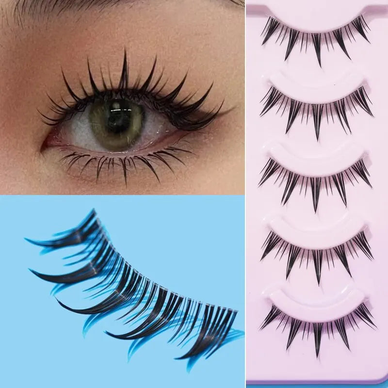 PESTAÑAS MANGA EYE A-SHAPE (5 PARES) – ESTILO NATURAL Y DEFINIDO