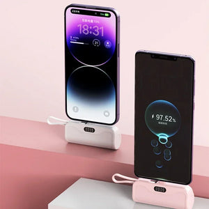 🔌 POWER BANK MINI 10,000 mAh – PORTÁTIL, SIN CABLES Y FÁCIL DE USAR