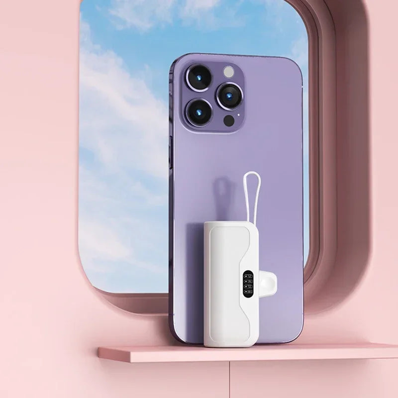 🔌 POWER BANK MINI 10,000 mAh – PORTÁTIL, SIN CABLES Y FÁCIL DE USAR