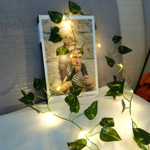 🌿 GUIRNALDA DE HIEDRA CON LUCES LED – DECORACIÓN NATURAL Y BRILLANTE PARA TU ESPACIO