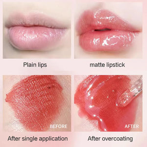💋 SET DE 4 BRILLOS LABIALES JELLY – EFECTO ESPEJO CON PERLAS | HIDRATACIÓN + BRILLO EN UN SOLO GLOSS