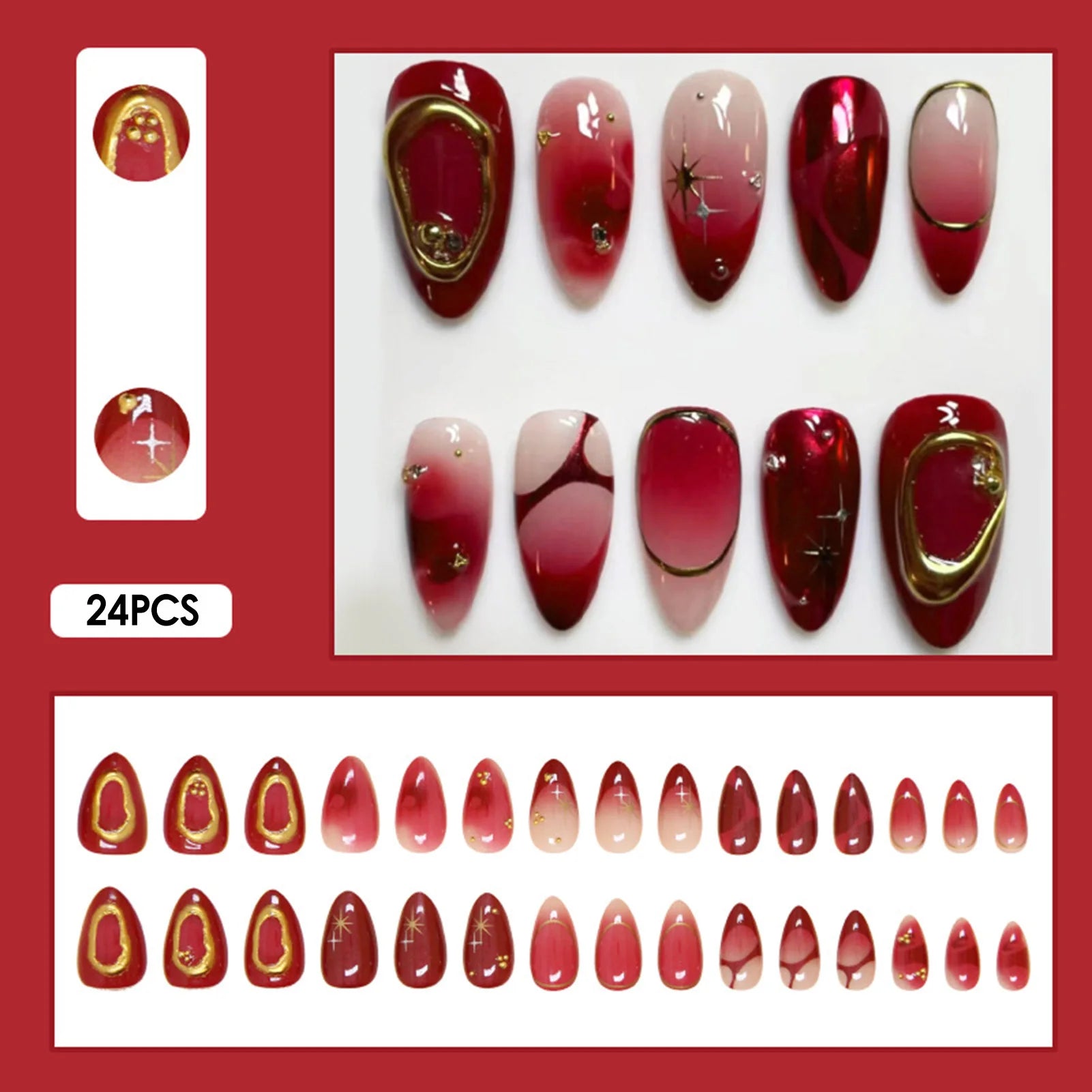 💅 UÑAS POSTIZAS FLORALES BLANCAS – 24 PIEZAS FULL COVER | ESTILO EUROPEO A LA MODA