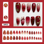 💅 UÑAS POSTIZAS FLORALES BLANCAS – 24 PIEZAS FULL COVER | ESTILO EUROPEO A LA MODA