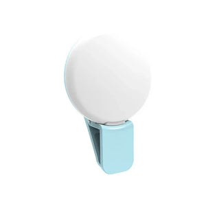 💡 ARO DE LUZ LED PARA SELFIES – MINI PORTÁTIL CON CLIP Y 3 NIVELES DE BRILLO