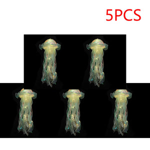 🪼 LÁMPARAS NOCTURNAS DE MEDUSA (5 PCS) – DECORACIÓN COLGANTE CON LUZ SUAVE PARA HABITACIÓN AESTHETIC