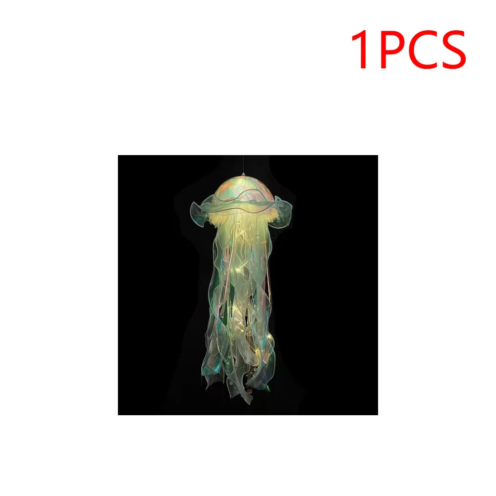 🪼 LÁMPARAS NOCTURNAS DE MEDUSA (5 PCS) – DECORACIÓN COLGANTE CON LUZ SUAVE PARA HABITACIÓN AESTHETIC