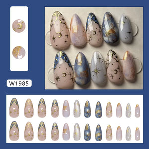 💅 UÑAS POSTIZAS FLORALES BLANCAS – 24 PIEZAS FULL COVER | ESTILO EUROPEO A LA MODA