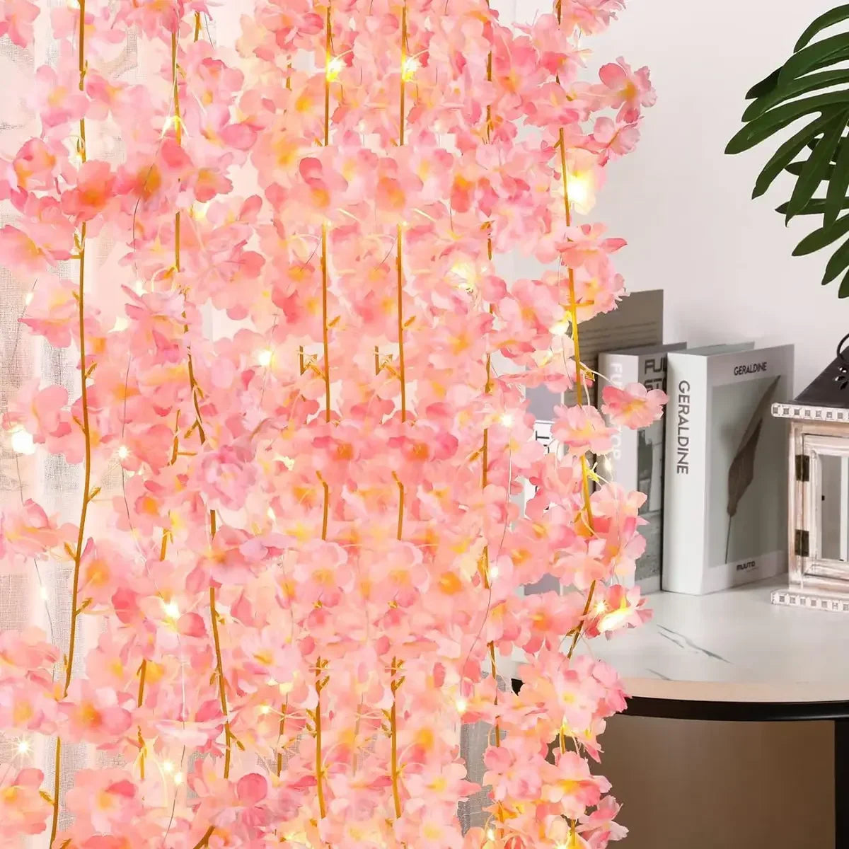 🌸 GUIRNALDA DE LUCES LED FLOR DE CEREZO – 2M CON 20 LUCES DE HADA | DECORACIÓN AESTHETIC PARA HABITACIÓN Y EVENTOS