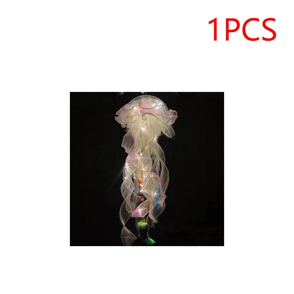 🪼 LÁMPARAS NOCTURNAS DE MEDUSA (5 PCS) – DECORACIÓN COLGANTE CON LUZ SUAVE PARA HABITACIÓN AESTHETIC