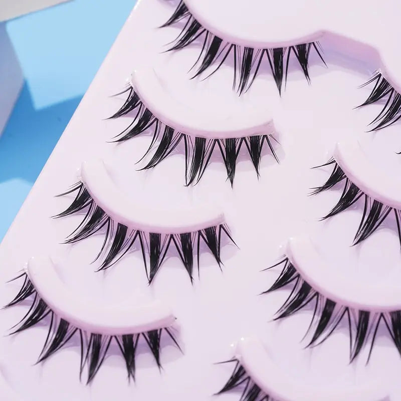 PESTAÑAS MANGA EYE A-SHAPE (5 PARES) – ESTILO NATURAL Y DEFINIDO