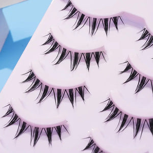 PESTAÑAS MANGA EYE A-SHAPE (5 PARES) – ESTILO NATURAL Y DEFINIDO