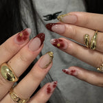💅 UÑAS POSTIZAS FLORALES BLANCAS – 24 PIEZAS FULL COVER | ESTILO EUROPEO A LA MODA