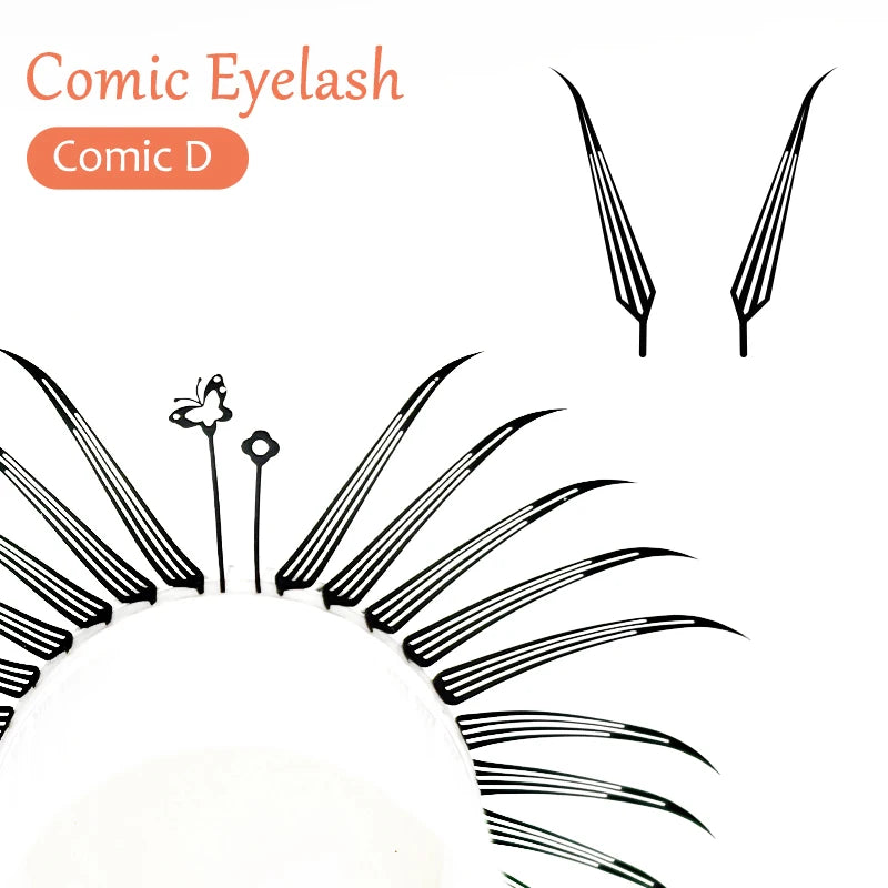 PESTAÑAS DIYDAY COMIC SPIRE – ESTILO MANGA ANIME