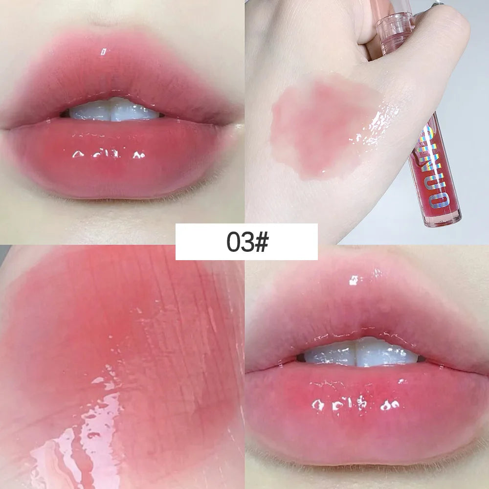 💋 SET DE 4 BRILLOS LABIALES JELLY – EFECTO ESPEJO CON PERLAS | HIDRATACIÓN + BRILLO EN UN SOLO GLOSS