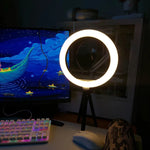 💡 ARO DE LUZ 26 CM CON TRÍPODE – ILUMINACIÓN PROFESIONAL PARA FOTO Y VIDEO