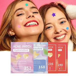 🌟 PARCHES PARA ACNÉ EN FORMA DE ESTRELLA – PROTEGE, DISIMULA Y SANA CON ESTILO