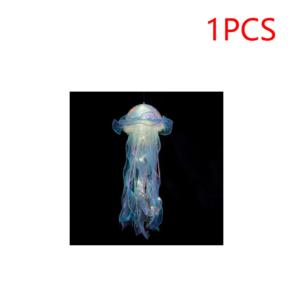 🪼 LÁMPARAS NOCTURNAS DE MEDUSA (5 PCS) – DECORACIÓN COLGANTE CON LUZ SUAVE PARA HABITACIÓN AESTHETIC