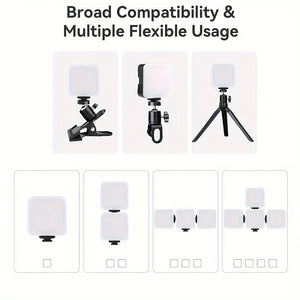 💡 LUZ DE RELLENO PORTÁTIL MINI – CLIP PARA CELULAR CON 10 MODOS DE BRILLO | RECARGABLE USB