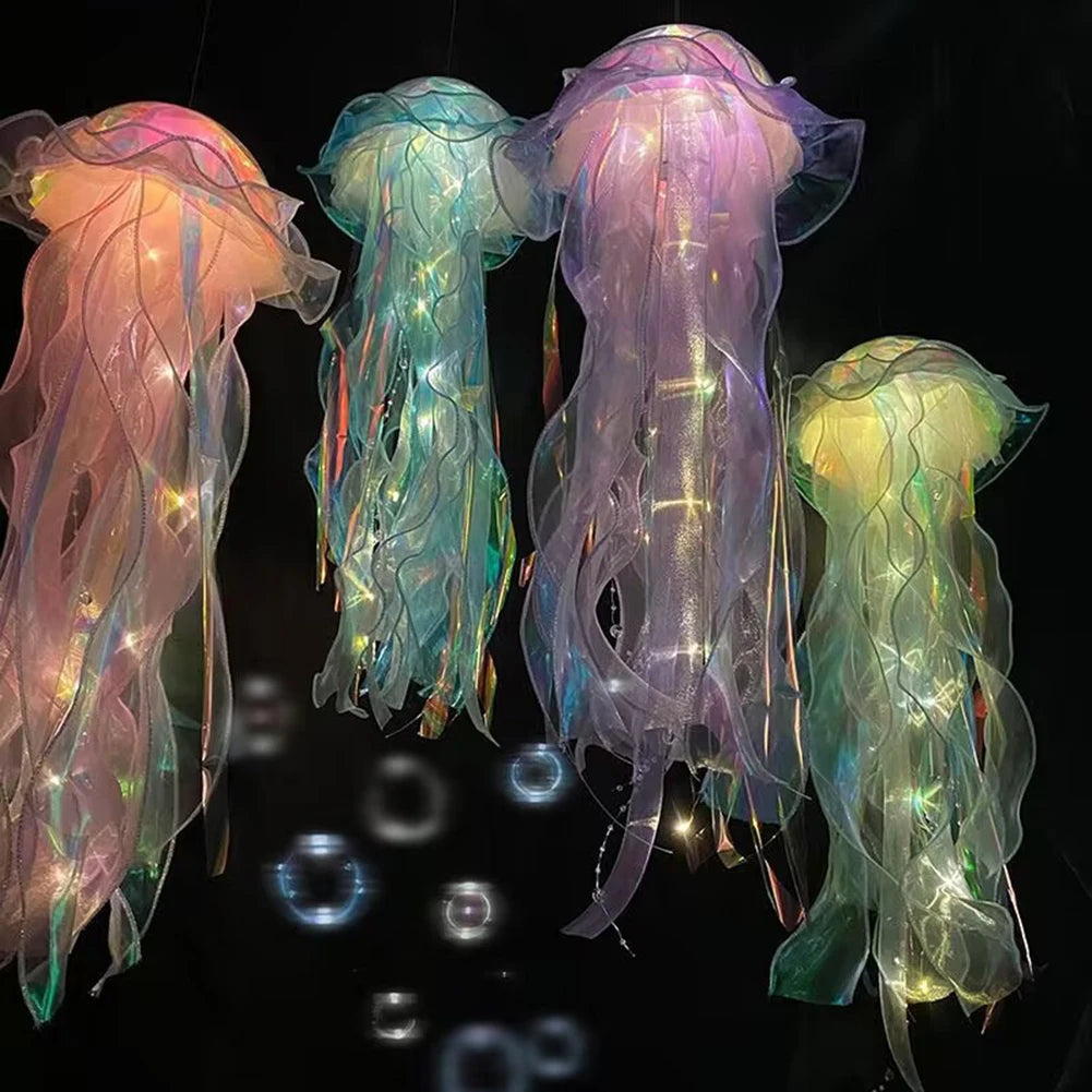 🪼 LÁMPARAS NOCTURNAS DE MEDUSA (5 PCS) – DECORACIÓN COLGANTE CON LUZ SUAVE PARA HABITACIÓN AESTHETIC