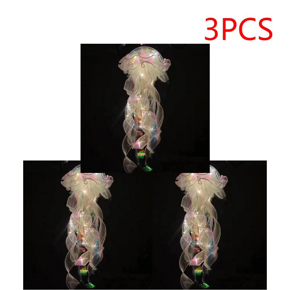 🪼 LÁMPARAS NOCTURNAS DE MEDUSA (5 PCS) – DECORACIÓN COLGANTE CON LUZ SUAVE PARA HABITACIÓN AESTHETIC