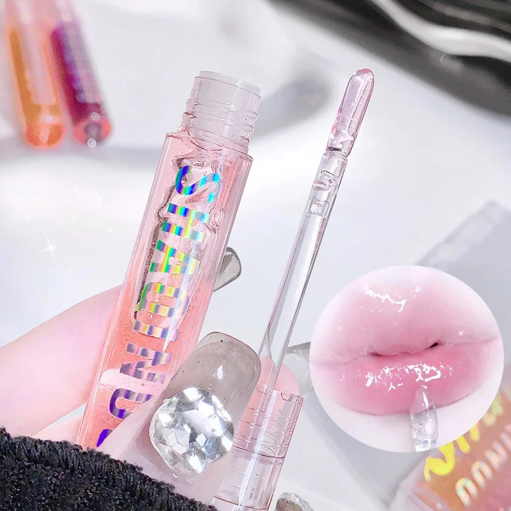 💋 SET DE 4 BRILLOS LABIALES JELLY – EFECTO ESPEJO CON PERLAS | HIDRATACIÓN + BRILLO EN UN SOLO GLOSS