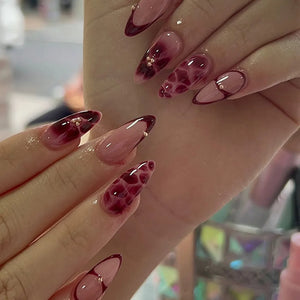 💅 UÑAS POSTIZAS FLORALES BLANCAS – 24 PIEZAS FULL COVER | ESTILO EUROPEO A LA MODA