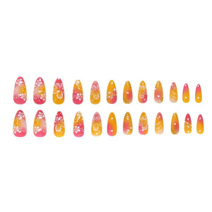 💅 UÑAS POSTIZAS FLORALES BLANCAS – 24 PIEZAS FULL COVER | ESTILO EUROPEO A LA MODA