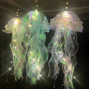 🪼 LÁMPARAS NOCTURNAS DE MEDUSA (5 PCS) – DECORACIÓN COLGANTE CON LUZ SUAVE PARA HABITACIÓN AESTHETIC