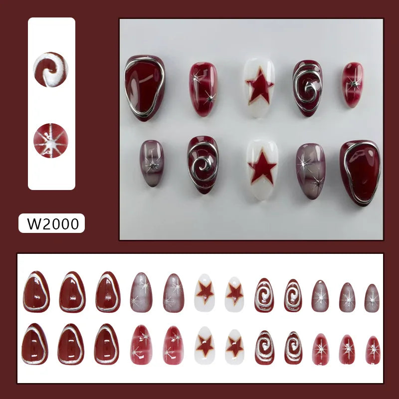 💅 UÑAS POSTIZAS FLORALES BLANCAS – 24 PIEZAS FULL COVER | ESTILO EUROPEO A LA MODA