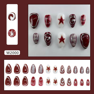 💅 UÑAS POSTIZAS FLORALES BLANCAS – 24 PIEZAS FULL COVER | ESTILO EUROPEO A LA MODA