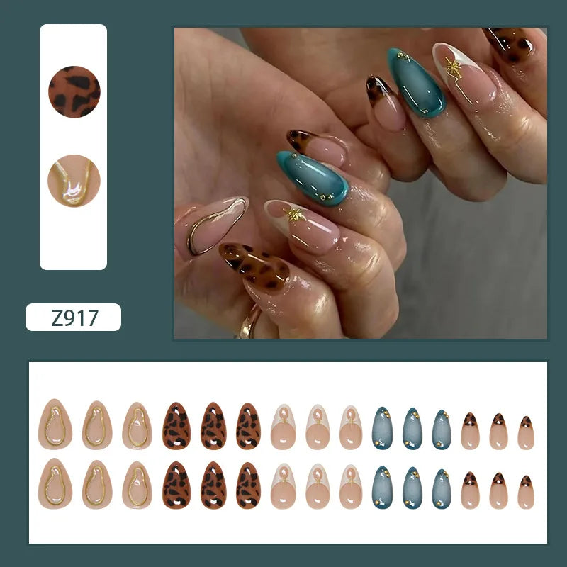 💅 UÑAS POSTIZAS FLORALES BLANCAS – 24 PIEZAS FULL COVER | ESTILO EUROPEO A LA MODA