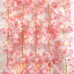 🌸 GUIRNALDA DE LUCES LED FLOR DE CEREZO – 2M CON 20 LUCES DE HADA | DECORACIÓN AESTHETIC PARA HABITACIÓN Y EVENTOS