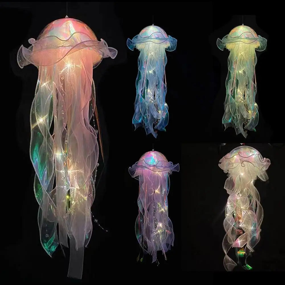 🪼 LÁMPARAS NOCTURNAS DE MEDUSA (5 PCS) – DECORACIÓN COLGANTE CON LUZ SUAVE PARA HABITACIÓN AESTHETIC