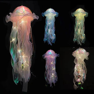 🪼 LÁMPARAS NOCTURNAS DE MEDUSA (5 PCS) – DECORACIÓN COLGANTE CON LUZ SUAVE PARA HABITACIÓN AESTHETIC
